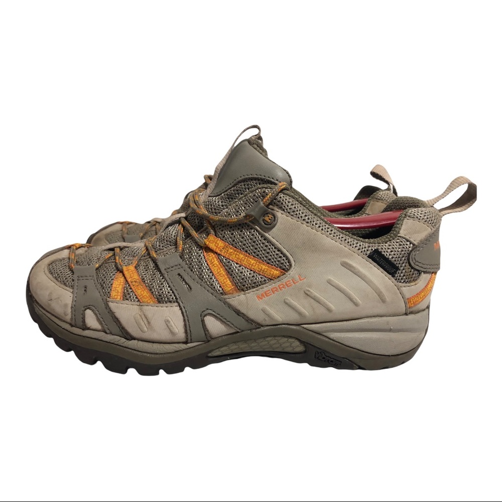 Merrell Womens Hiking Shoes Size 9.5 Siren Sport 2 Waterproof Brindle Aluminum